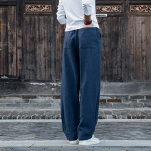 Load image into Gallery viewer, Women Summer High Waisted Lounge Pants, Drawstring Elastic Waist Pants, Casual Yoga Beach Trousers With Pockets