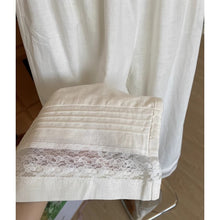 Load image into Gallery viewer, Women's Pants Lace Cotton Wide Leg Trousers For Woman Linen With Pockets