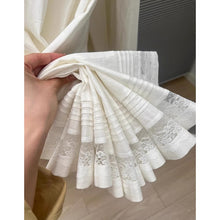 Load image into Gallery viewer, Women's Pants Lace Cotton Wide Leg Trousers For Woman Linen With Pockets