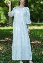 Load image into Gallery viewer, New Summer Chinese Style Dress For Women,Jacquard Floral Pattern