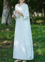 Load image into Gallery viewer, New Summer Chinese Style Dress For Women,Jacquard Floral Pattern