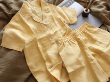 Load image into Gallery viewer, Natural Linen Summer Loose Women Dressing Gowns - FantasyLinen