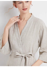 Load image into Gallery viewer, Linen Soft Women's Dressing Gowns