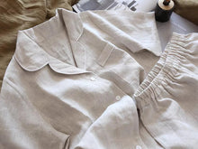 Load image into Gallery viewer, Natural Linen Summer Loose Women Dressing Gowns - FantasyLinen