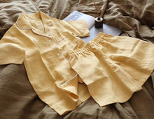 Load image into Gallery viewer, Natural Linen Summer Loose Women Dressing Gowns - FantasyLinen