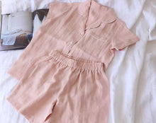 Load image into Gallery viewer, Natural Linen Summer Loose Women Dressing Gowns - FantasyLinen