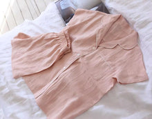 Load image into Gallery viewer, Natural Linen Summer Loose Women Dressing Gowns - FantasyLinen