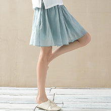 Load image into Gallery viewer, Vacation Clean Color Short Skirt For Women, High Waist Skirt