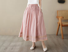 Load image into Gallery viewer, Simple Solid Color Women's Casual Skirt For Vacation And Daily, Casual Loose Skirts