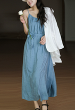 Load image into Gallery viewer, Women's Jacquard Vacation Dress, Loose Long Dress For Women Outfit, Suitable For Birthday Party, Graduation