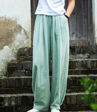 Load image into Gallery viewer, Women's Pants, Vacation Summer Linen Cotton Lantern Loose Harem Pants