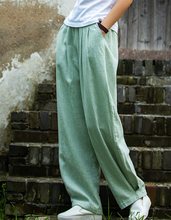 Load image into Gallery viewer, Women's Pants, Vacation Summer Linen Cotton Lantern Loose Harem Pants