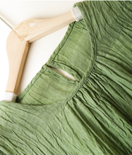 Load image into Gallery viewer, Women's Solid Color Crew Neck Short Sleeve Simple Casual Dress, Daily Wear Sundress