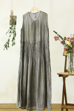 Load image into Gallery viewer, Women's Solid Color Crew Neck Short Sleeve Simple Casual Dress, Daily Wear Sundress