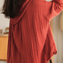 Load image into Gallery viewer, Casual Knitted Sweater, Hoodies for Women, Cropped Hoodie