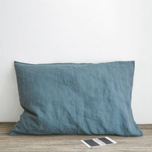 Load image into Gallery viewer, Linen Pillow Case With Envelope Closure