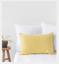 Load image into Gallery viewer, Linen Pillow Case With Envelope Closure