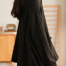 Load image into Gallery viewer, Casual Knitted Sweater, Hoodies for Women, Cropped Hoodie