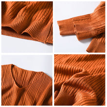 Load image into Gallery viewer, Cotton Sweater for Women, Casual Cropped Sweater, Loose Pullover Sweater