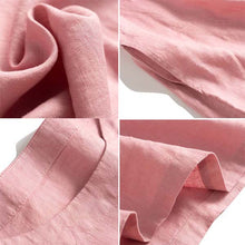 Load image into Gallery viewer, Women Casual Pure Color Linen Dresses For Summer