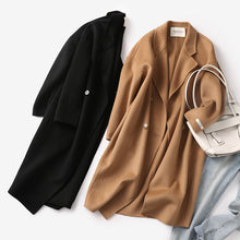 Load image into Gallery viewer, Wool Loose Trench, Winter Coat Women, Autumn Winter Outerwear