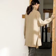 Load image into Gallery viewer, Turtleneck Sweater for Women, Long Rib Sweater, Pullover Sweater for Ladies