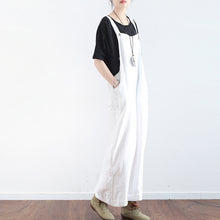 Load image into Gallery viewer, Loose Casual Linen Wide Leg Overalls For Women