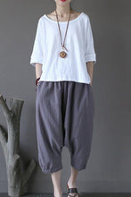 Load image into Gallery viewer, White Summer Lovely Sweet Casual Loose T-Shirt Women Tops S1301 - FantasyLinen