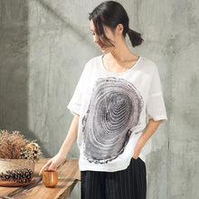 Load image into Gallery viewer, Summer Lovely Printing Casual Loose T-Shirt Women Tops ST059 - FantasyLinen