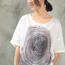 Load image into Gallery viewer, Summer Lovely Printing Casual Loose T-Shirt Women Tops ST059 - FantasyLinen