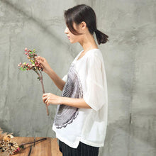 Load image into Gallery viewer, Summer Lovely Printing Casual Loose T-Shirt Women Tops ST059 - FantasyLinen