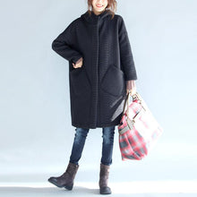 Load image into Gallery viewer, Black Thickening Cold Winter Jacket With Hood Warm Oversize Long Coat For Women W1002 - FantasyLinen