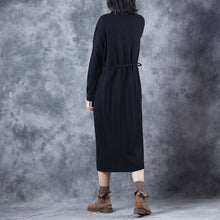 Load image into Gallery viewer, Vintage Loose High Neck Base Sweater Dresses For Women W609