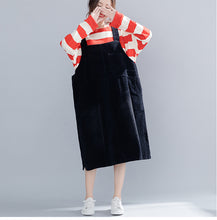 Load image into Gallery viewer, Vintage Simple Corduroy Strap Dresses For Women Q17123