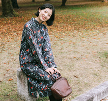 Load image into Gallery viewer, Women Vintage Cotton Linen Thick Dresses Q24124