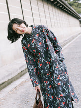 Load image into Gallery viewer, Women Vintage Cotton Linen Thick Dresses Q24124