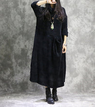 Load image into Gallery viewer, Vintage Casual High Neck Maxi Dresses Women Spring Clothes Q31121