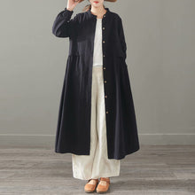 Load image into Gallery viewer, Women Loose Cotton Linen Long Shirt Casual Spring Blouse 1501