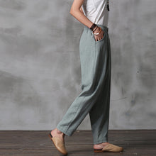 Load image into Gallery viewer, Cute Cotton Linen Casual Trousers Women Fashion Pencil Pans K21017