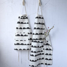 Load image into Gallery viewer, Simple Japanese Style Cotton Linen Parent-child Apron A18022