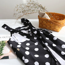 Load image into Gallery viewer, Black And White Dot Apron Fashion Home Kitchen Workwear A18023
