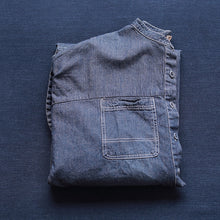 Load image into Gallery viewer, Loose Blue Maxi Denim Dresses Women Casual Spring Clothes Q25029