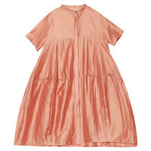 Load image into Gallery viewer, Women Loose Orange And Khaki Dresses For Summer Q25041