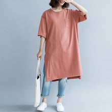 Load image into Gallery viewer, Women Simple Cotton Loose Shirt Dresses For Summer Q6057