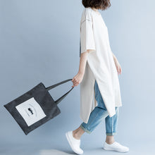 Load image into Gallery viewer, Women Simple Cotton Loose Shirt Dresses For Summer Q6057