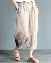 Load image into Gallery viewer, Women Summer Loose Cotton Linen Casual Pants Simple Harem Trousers K20051