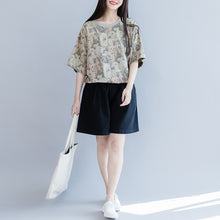 Load image into Gallery viewer, Summer Wide-leg Cotton Casual Shorts Women Cool Pants K27052