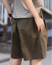 Load image into Gallery viewer, Women Summer Loose Green Shorts Casual Cotton Short Pants K1913
