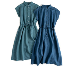 Load image into Gallery viewer, Women Casual Linen Maxi Dresses Summer Loose Clothes