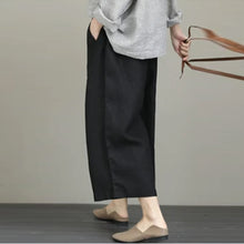 Load image into Gallery viewer, Women Loose Vintage Wide Leg Linen Pants